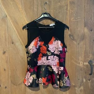 1. State Peplum Floral Top